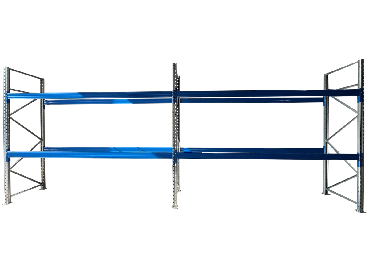 Nimar Palletstelling PC82 Aanbouwsectie H=3000 B=3600 D=1100 2x Niveau 3226kg/niveau - Afbeelding 2