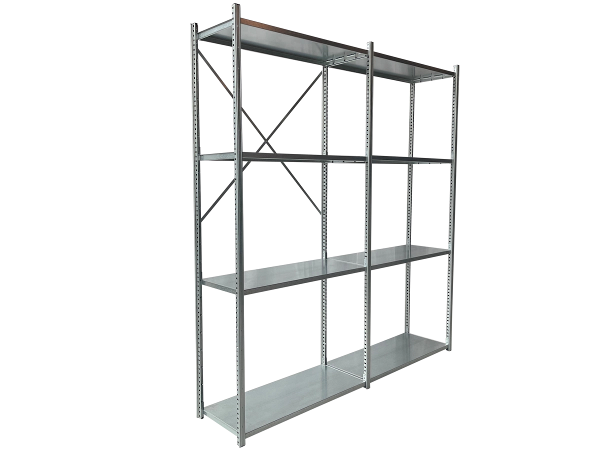 Nimar Rij Legbordstelling PC30 H=2000 B=1000 D=500 4x Niveau 75kg/niveau