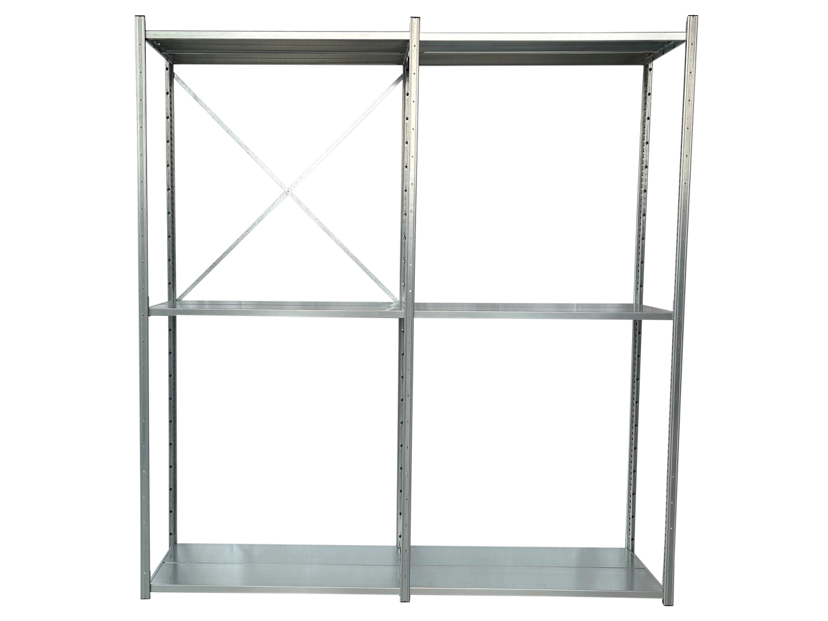 Nimar Rij Legbordstelling PC30 H=2000 B=1000 D=500 3x Niveau 190kg/niveau - Afbeelding 2