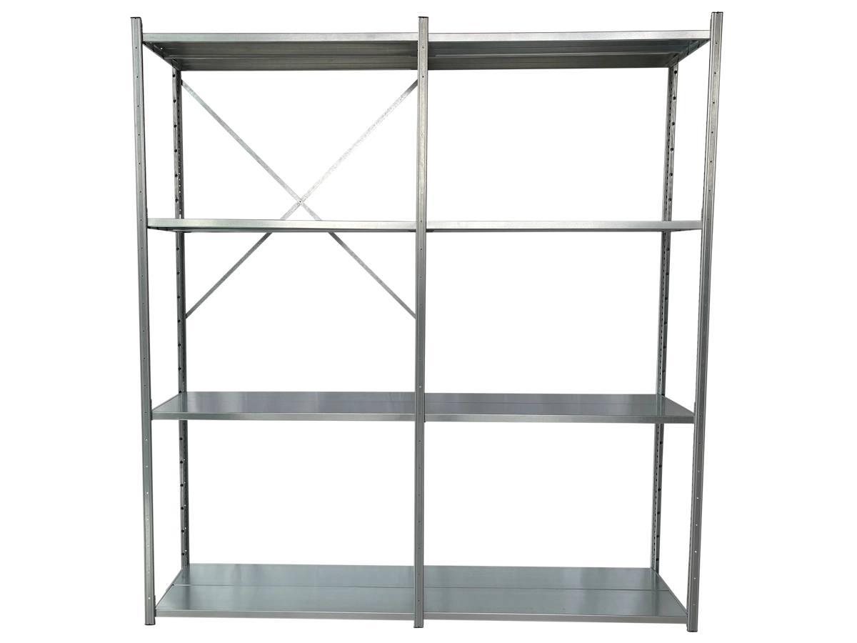 Nimar Rij Legbordstelling PC30 H=2000 B=1000 D=500 4x Niveau 190kg/niveau - Afbeelding 2