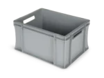 Euronorm Magazijnbak Gesloten 400x300x220 20kg Grijs