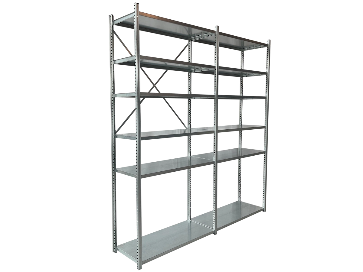 Nimar Rij Legbordstelling PC30 H=2500 B=1000 D=400 6x Niveau 90kg/niveau