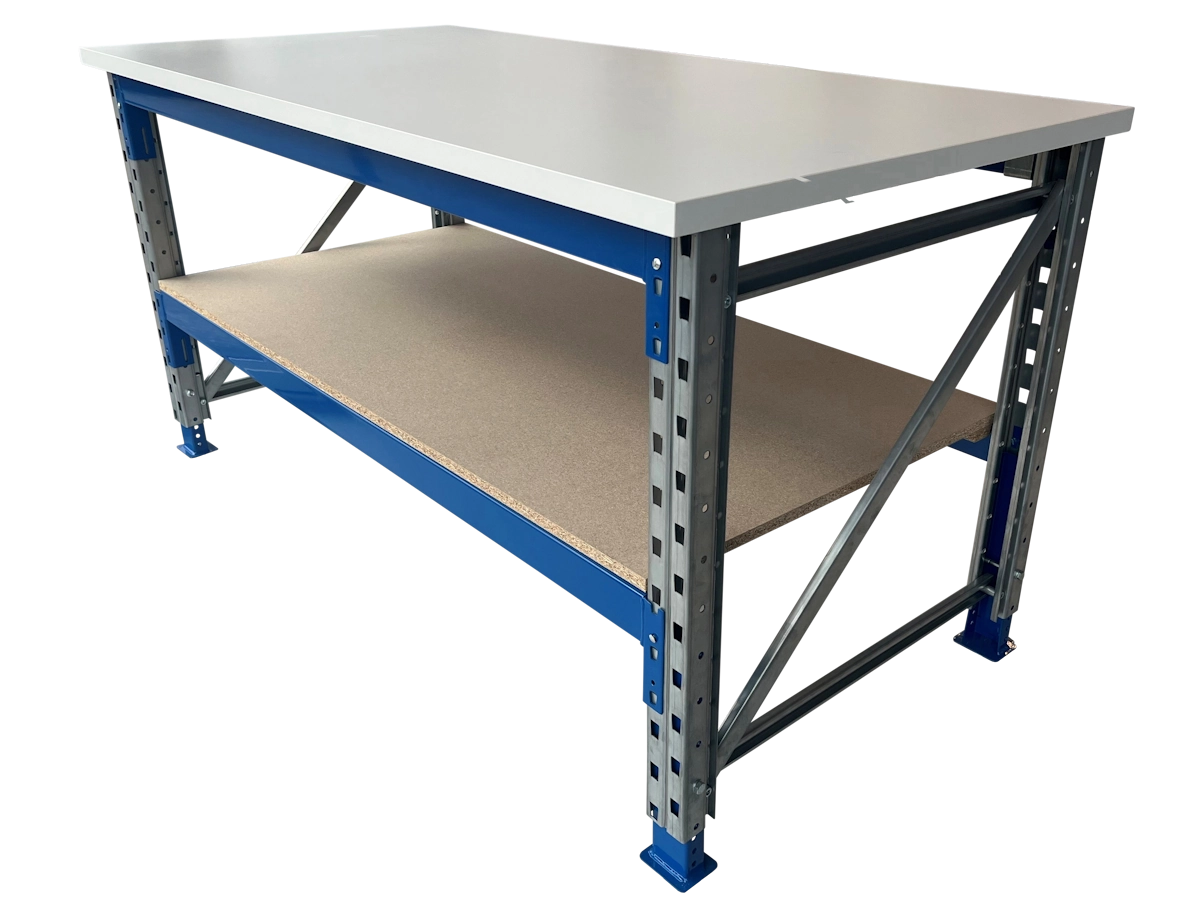 Nimar Werktafel PC82 Verstelbaar H=800/1000 B=2000 D=1000