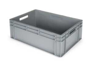 Euronorm Magazijnbak Gesloten 600x400x220 20kg Grijs