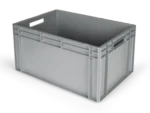 Euronorm Magazijnbak Gesloten 600x400x320 20kg Grijs