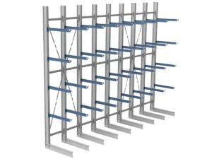 Nimar Rij Draagarmstelling PCBR H=5500 HOH=900 D=1200 4x Niveau 775kg/draagarm